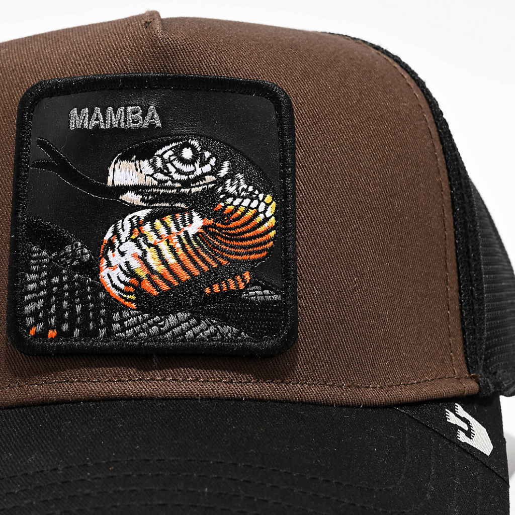GOORIN BROS MAMBA 'V2 MAMBA' GORRA CAMIONERA AJUSTABLE NEGRA / CAFE