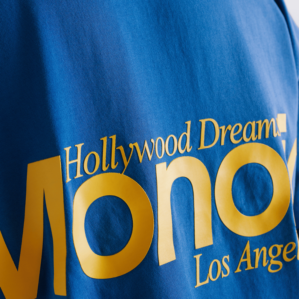 MONOIC SUNSET DREAMS HOLLYWOOD DREAMS CAMISETA  BOXY FIT AZUL COBALTO