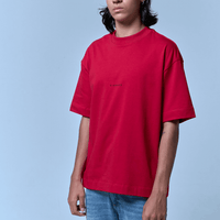 SINNERS CENTER LOGO CAMISETA BOXY ROJA