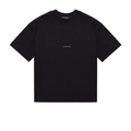 SINNERS CENTER LOGO CAMISETA BOXY NEGRA