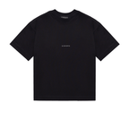 SINNERS CENTER LOGO CAMISETA BOXY NEGRA