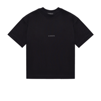 SINNERS CENTER LOGO CAMISETA BOXY NEGRA