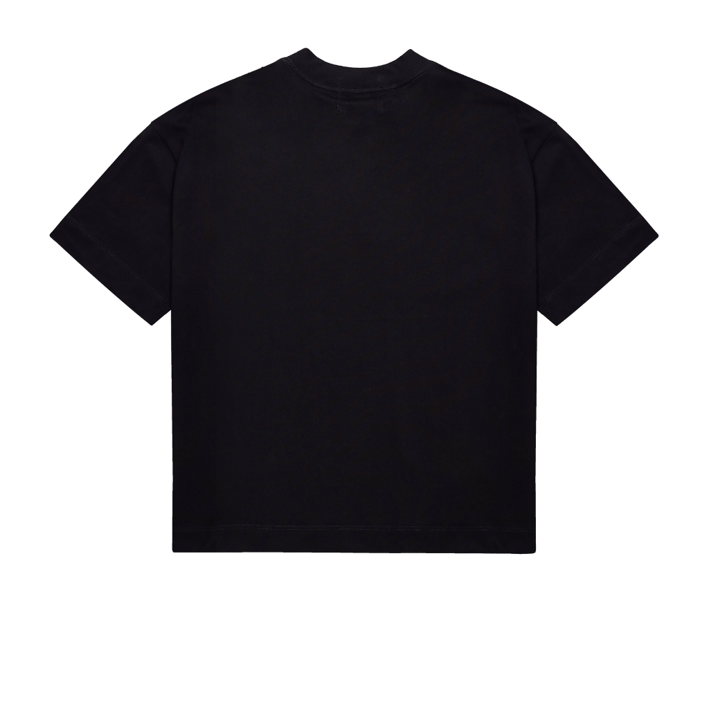 SINNERS CENTER LOGO CAMISETA BOXY NEGRA