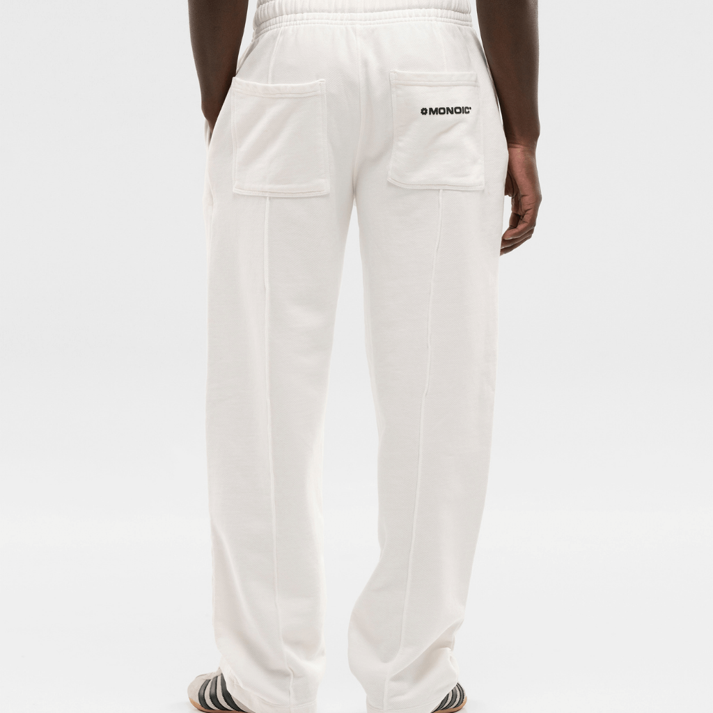 MONOIC TIMELESS V2 PANTALON JOGGER STRAIGHT BLANCO