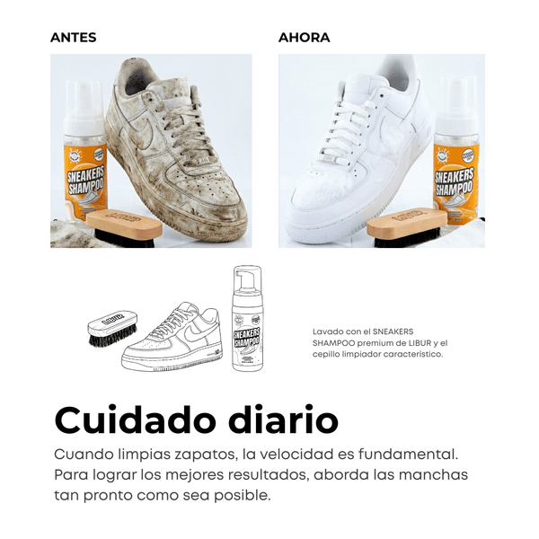 ESPUMA SHAMPOO LIMPIADOR PARA TENIS Y ZAPATOS LAVADO