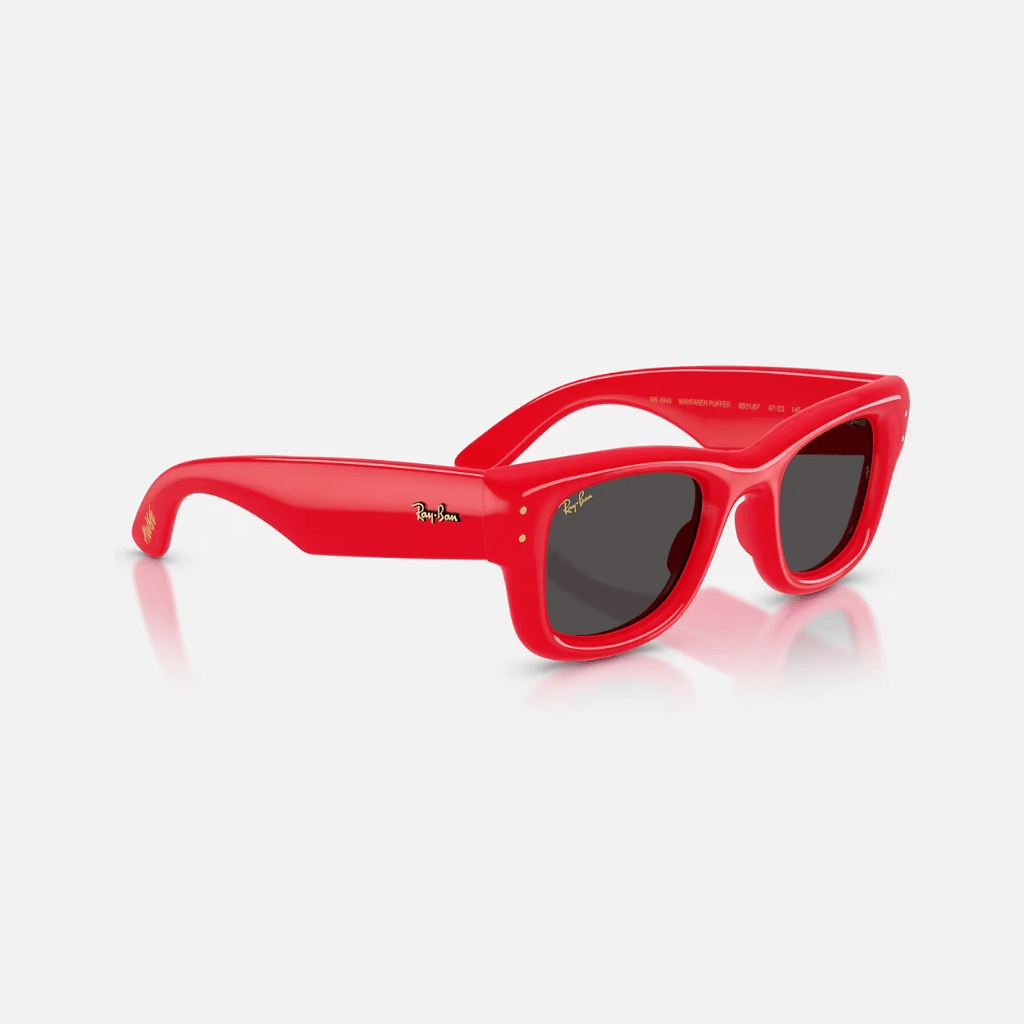 GAFAS RAYBAN X A$AP WAYFARER PUFFER ROJAS