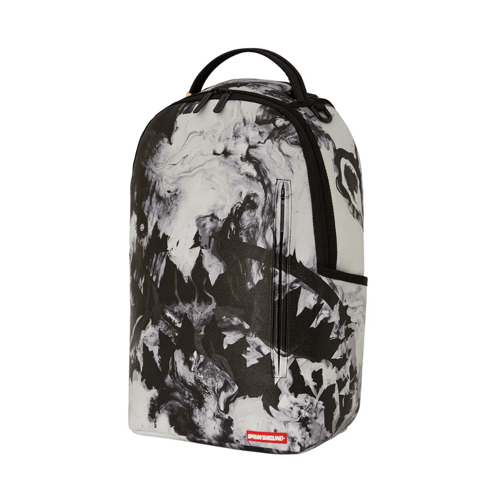 MORRAL SPRAYGROUND MARBLE PAINT BLANCO Y NEGRO
