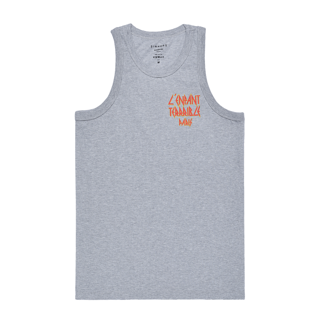 SINNERS ENFANT TERRIBLE TANK TOP HOMBRE GRIS