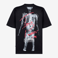CULTUREWISE TWO STROKE SAINTS CAMISETA REGULAR TRAVIS NEGRA