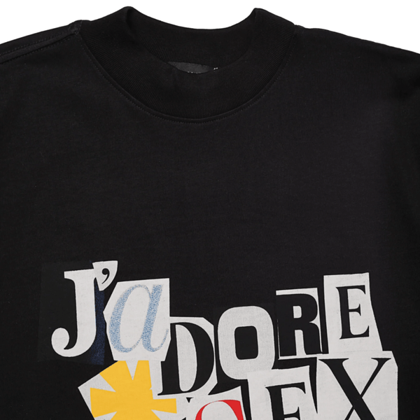 SINNERS J'ADORE SEX CAMISETA OVERSIZED NEGRA