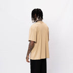 CREEP BRAND CAMISETA OVERSIZE BASICA PLACA BEIGE