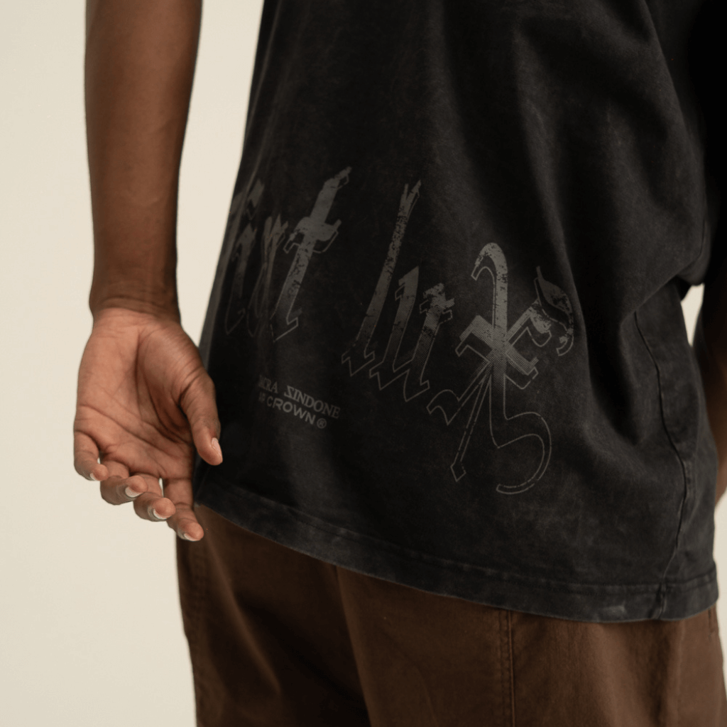 AP CROWN FIAT LUX LUXOR CAMISETA REGULAR NEGRA