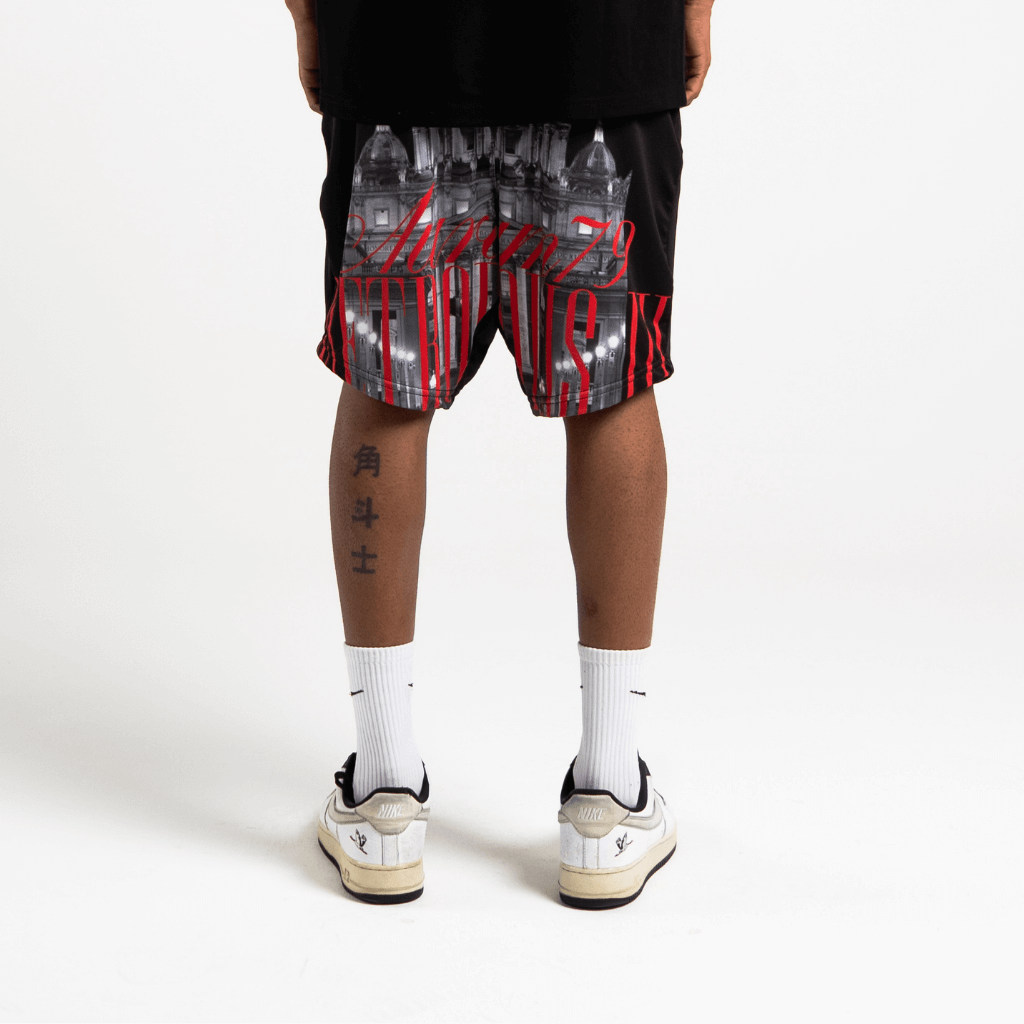 AURUM METROPOLIS III RED VT SHORT NEGRO