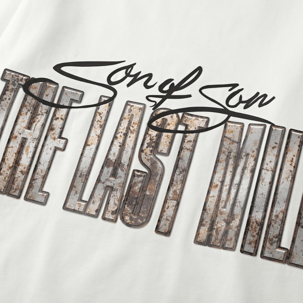 SON OF SON OVERSIZE WHITE THE LAST MILE CAMISETA OVERSIZE BLANCA