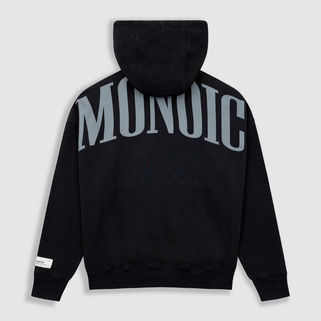 MONOIC TUTTO BENE I HOODIE OMBRA NEGRO OSCURO
