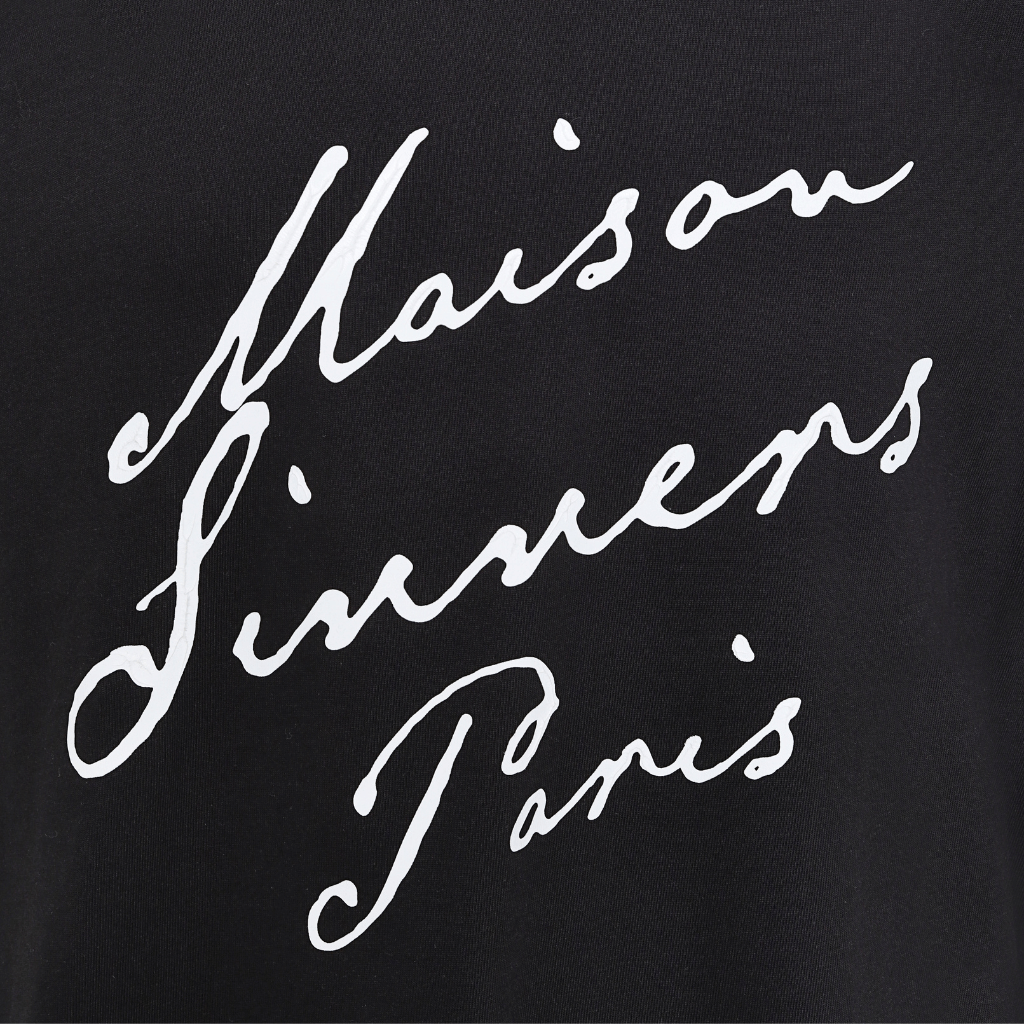 SINNERS MAISON SINNERS CAMISETA REGULAR NEGRA