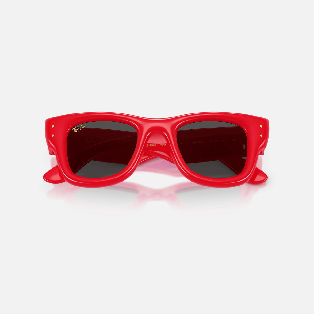 GAFAS RAYBAN X A$AP WAYFARER PUFFER ROJAS