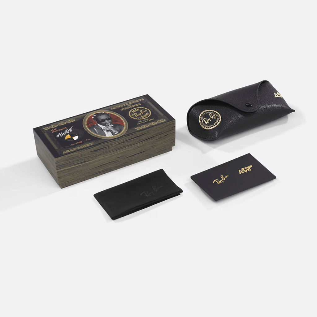 GAFAS RAYBAN X A$AP ROCKY MEGA WAYFARER NEGRAS BLACKED OUT COLLECTION