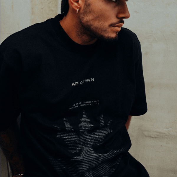 AP CROWN SIGNAL CAMISETA SECUENCE BLACK HIBRIDA NEGRA
