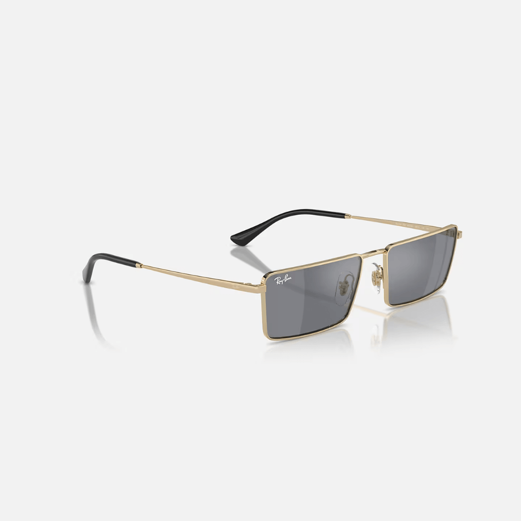 GAFAS RAYBAN EMY BIO-BASED LENTE NEGRO OSCURO MARCO DORADO