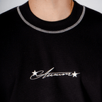 AURUM RACING STARS CAMISETA SIGNATURE RACING SEAMS NEGRA