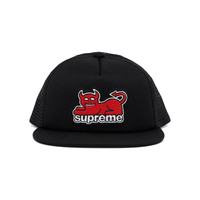 SUPREME X TOY MACHINE GORRA CAMIONERA AJUSTABLE NEGRA