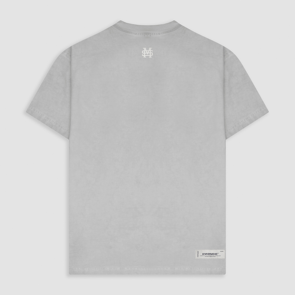 MONOIC TIMELESS V2 CAMISETA  OVERSIZED GRIS DESGASTADO