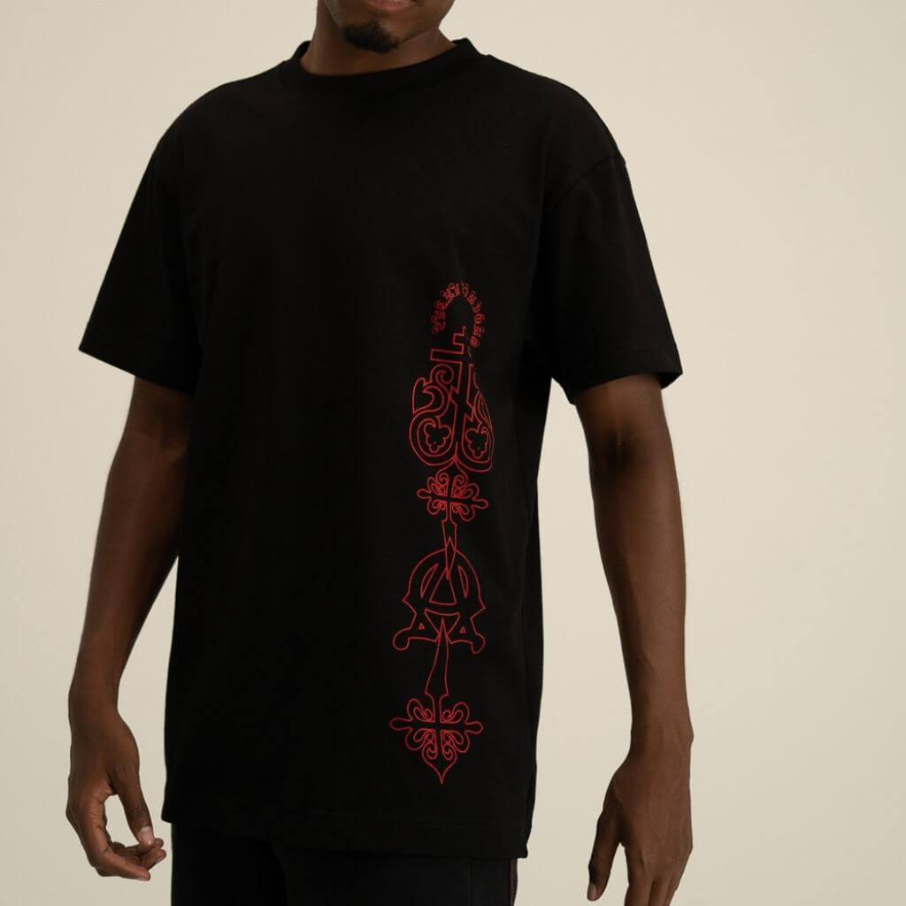 AP CROWN FIAT LUX SANCTUS CAMISETA HIBRIDA NEGRO