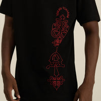 AP CROWN FIAT LUX SANCTUS CAMISETA HIBRIDA NEGRO