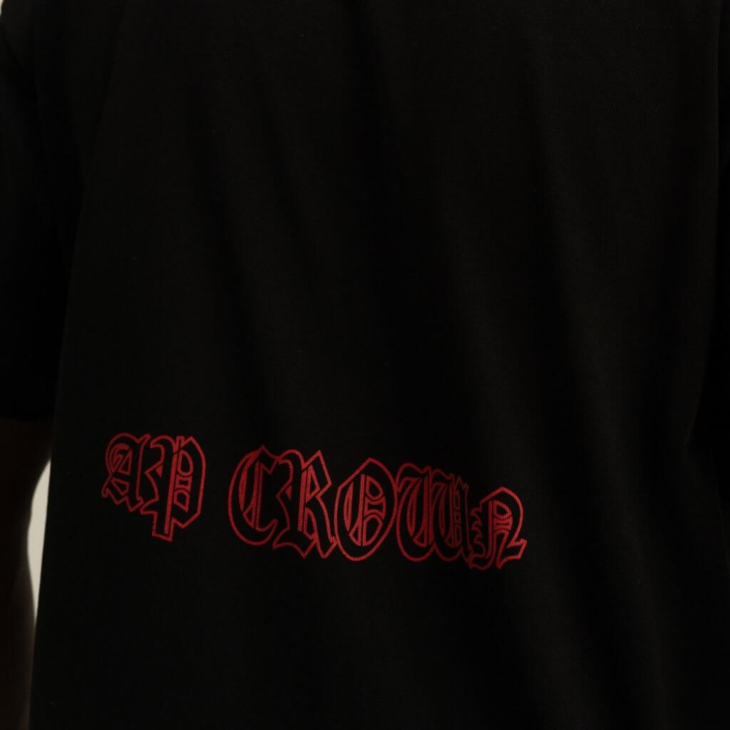 AP CROWN FIAT LUX SANCTUS CAMISETA HIBRIDA NEGRO