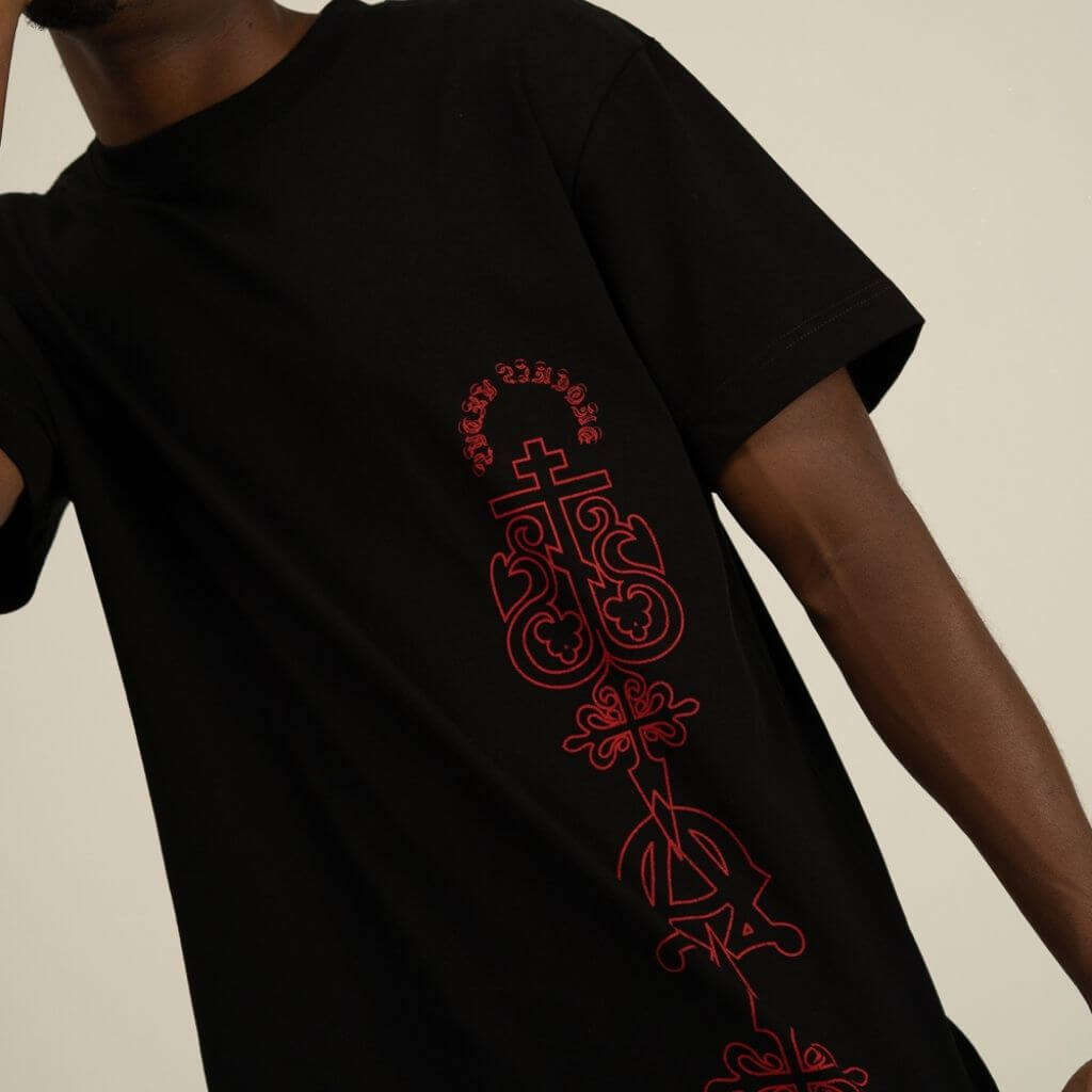 AP CROWN FIAT LUX SANCTUS CAMISETA HIBRIDA NEGRO