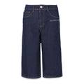 AURUM GEMS & STONES RAW DENIM JORTS AZUL