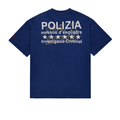 SINNERS POLIZIA CAMISETA OVERSIZED AZUL