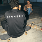 SINNERS GARMENTS LOGO CAMISETA OVERSIZE NEGRA