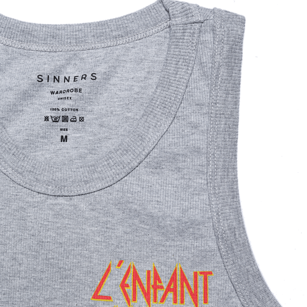 SINNERS ENFANT TERRIBLE TANK TOP MUJER GRIS