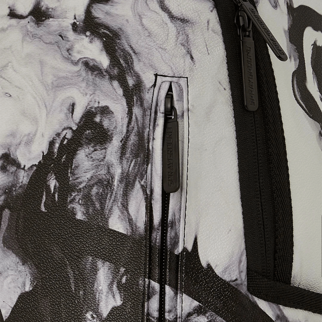 MORRAL SPRAYGROUND MARBLE PAINT BLANCO Y NEGRO