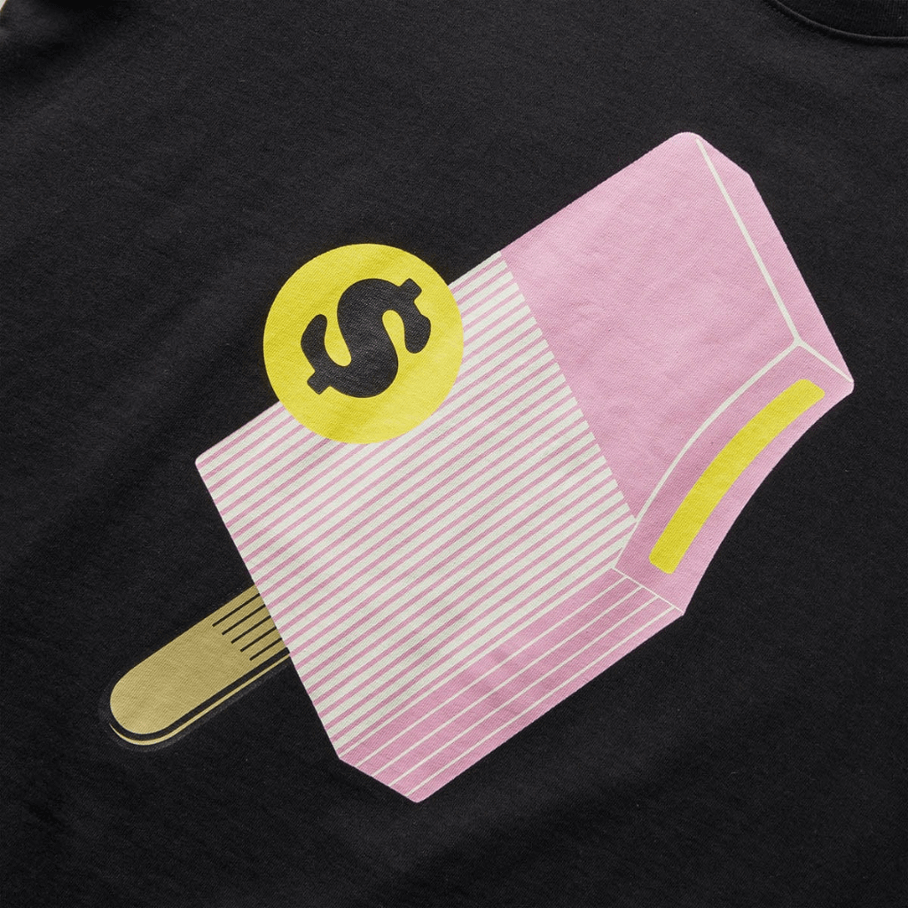 ICECREAM CURRENCY CAMISETA NEGRA