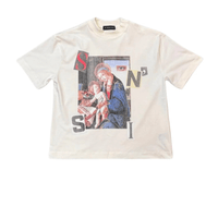 SINNERS SURREALISM CAMISETA OVERSIZED BEIGE
