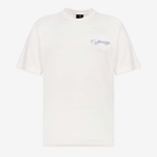 CULTURE WISE KONBINI CAMISETA BLANCA CRURSIVE LOGO CLASSIC AZUL