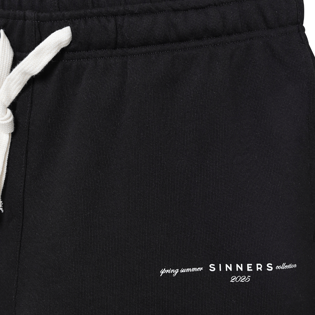 SINNERS GARMENTS SHORTS DE ALGODON NEGROS