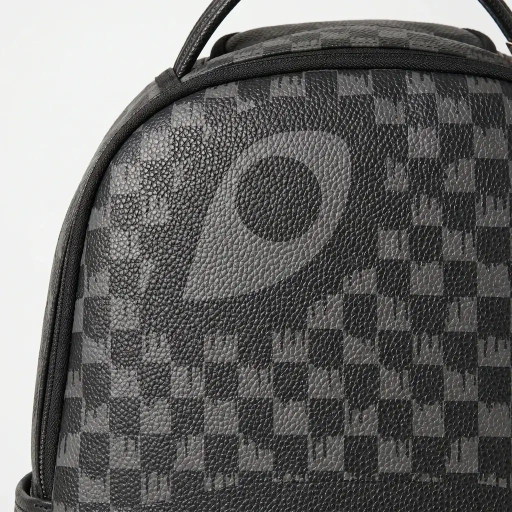 MORRAL SPRAYCOLOMBIA GREY CHECKERED EYE BACKPACK NEGRO
