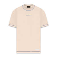 AURUM RACING STARS CAMISETA SIGNATURE BLUE SEAMS BEIGE