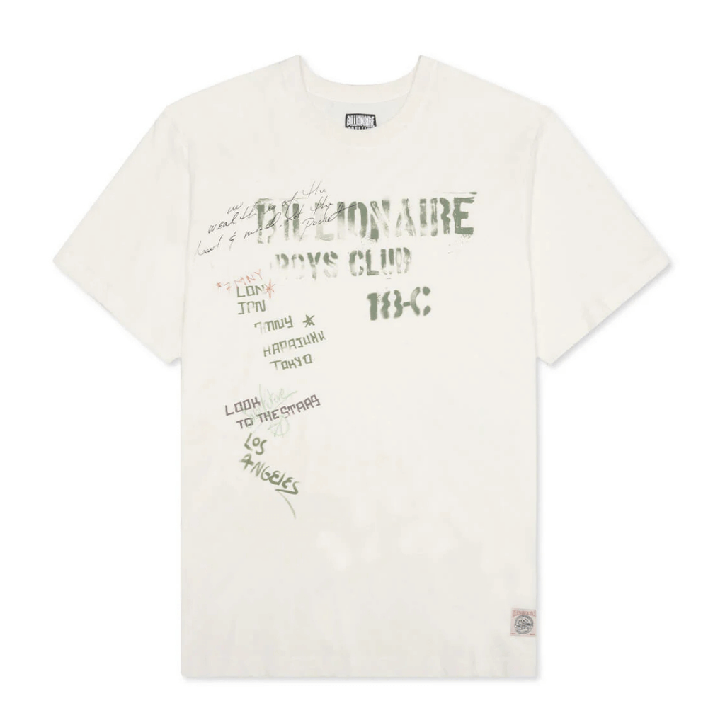 BILLIONAIRE BOYS CLUB SIGNED CAMISETA BLANCA