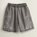 AP CROWN HIDDEN DEPTHS RIVER SHORT OVERSIZE GRIS