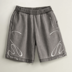 AP CROWN HIDDEN DEPTHS RIVER SHORT OVERSIZE GRIS