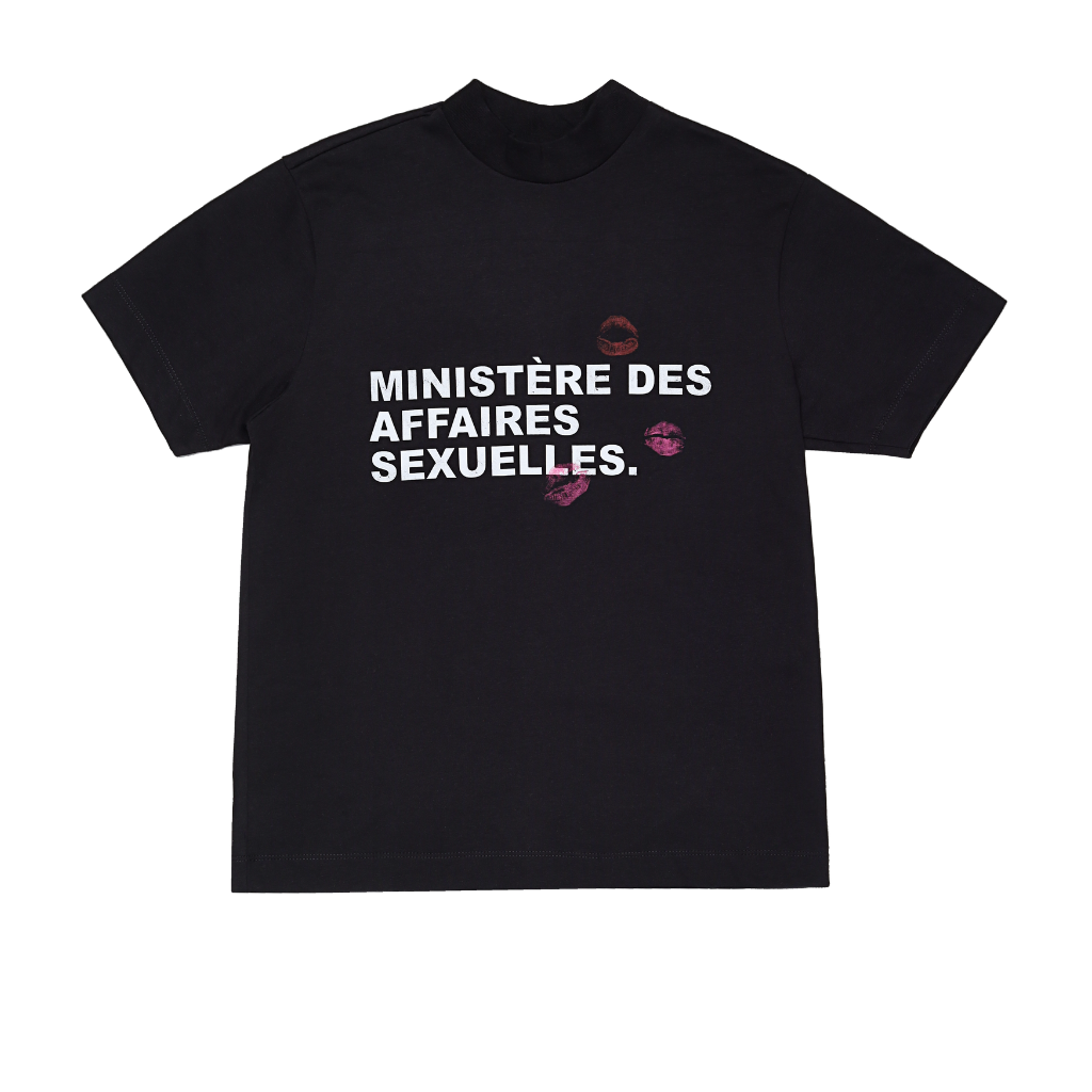 SINNERS SEXUAL FANTASIES MINISTERE CAMISETA OVERSIZE NEGRA