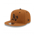 NEW ERA 9FIFTY MLB OAKLAND ATHLETICS TOASTED 40 YEARS PATCH GORRA AJUSTABLE CAFE