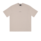 SINNERS LOGO CAMISETA OVERSIZE BEIGE