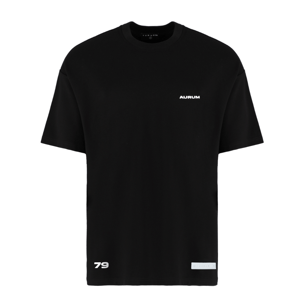 AURUM METROPOLIS III BLACK LINE CAMISETA OVERSIZED NEGRA