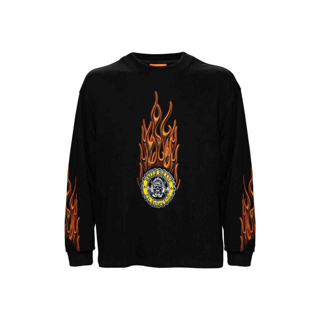 CREEP CAVIAR OVERSIZE CAMISETA MANGA LARGA OVERSIZED NEGRA